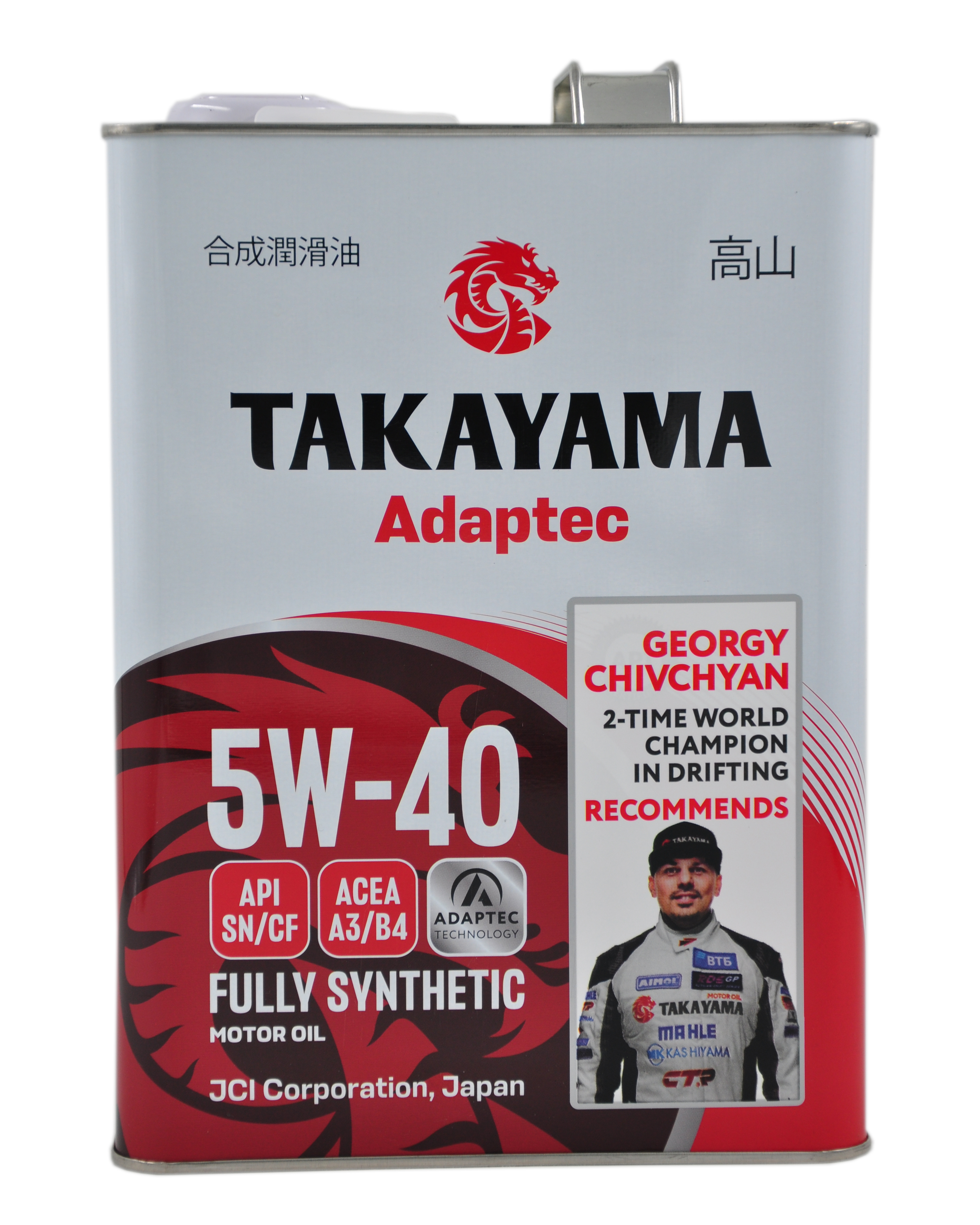 Авто масло TAKAYAMA(МЕТАЛЛ) 5W40 син 4л SN/CF  A3/B4  Adaptec
