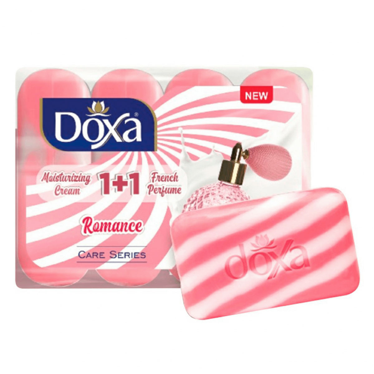 Мыло туалетное  "Doxa" 1+1 Романтика 80г