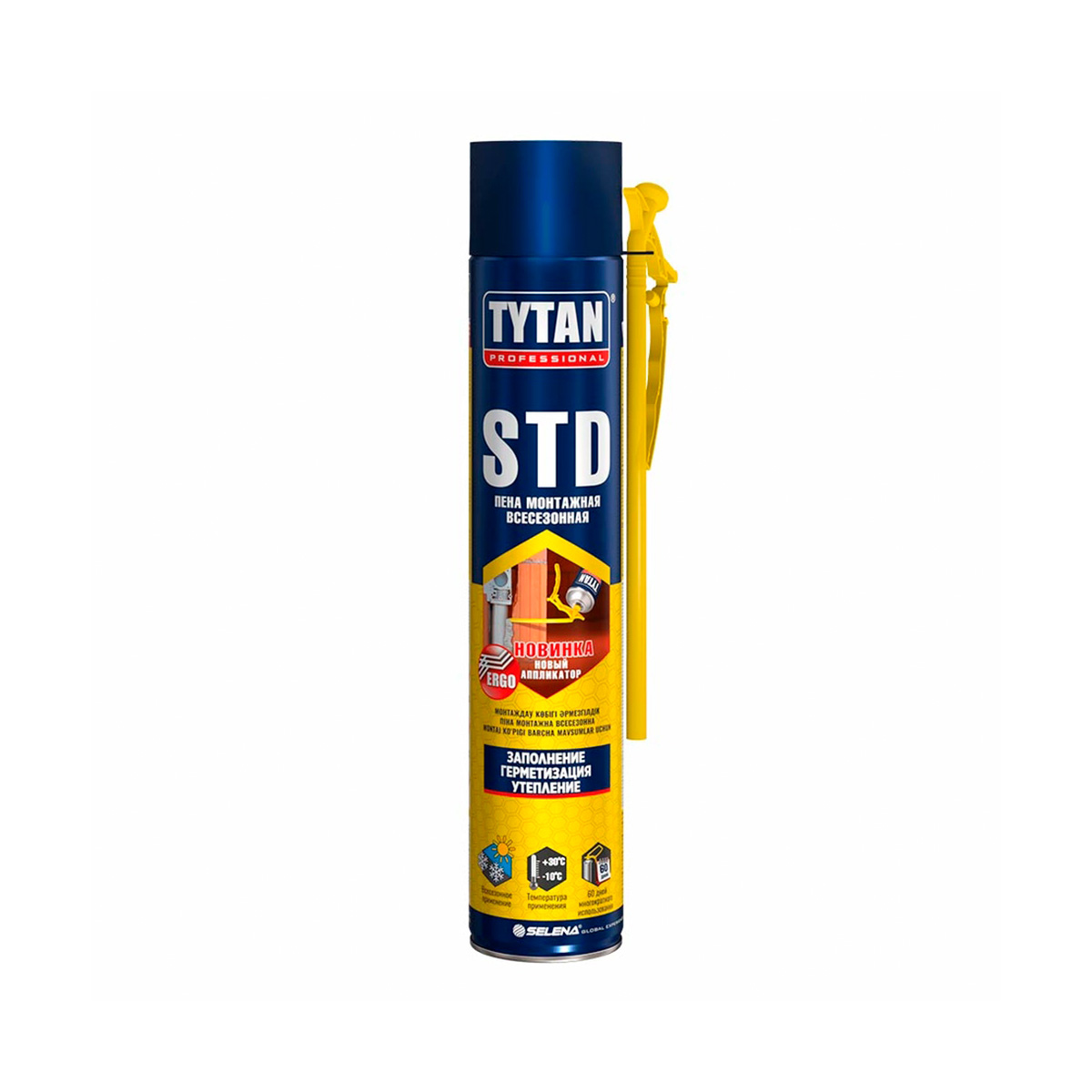Бытовая монтажная пена Tytan Professional STD эрго, всесезонная, 750 мл