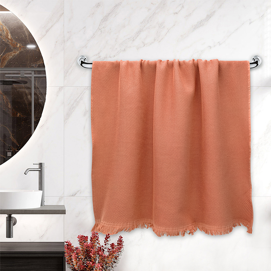 Полотенце УЗБ Сауна м7750_24 XL 100*150 см, терракотовое