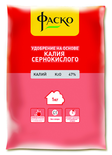 Удобрение Фаско Калий сернокислый, 1 кг