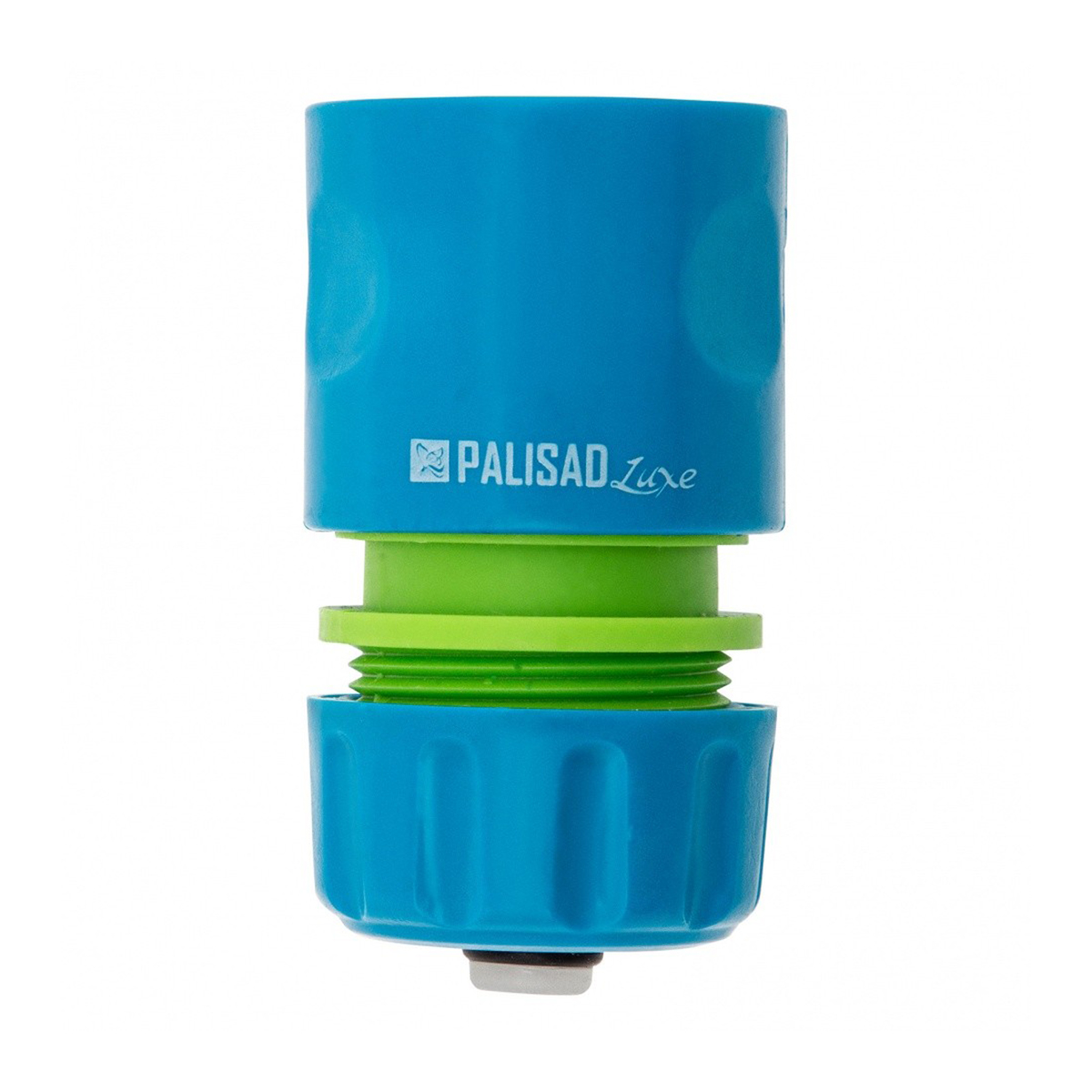 Соединитель для шлангов Palisad Luxe, быстросъемный, с аквастопом, 1/2"