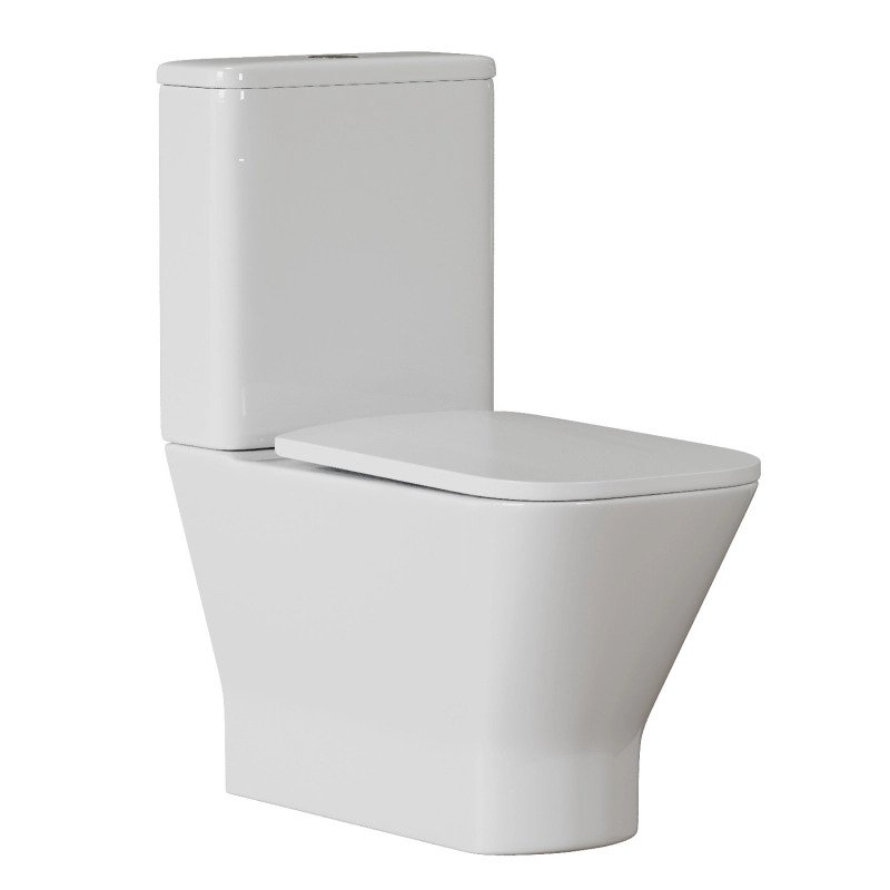 Унитаз‑компакт безободковый WAVE CONTOUR Tornado 3.0