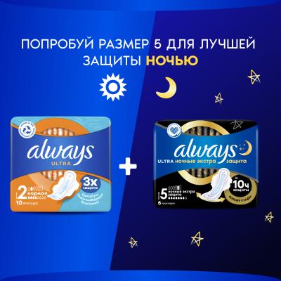 Прокладки гигиенические ароматизированные ALWAYS Ultra Normal Single 10шт