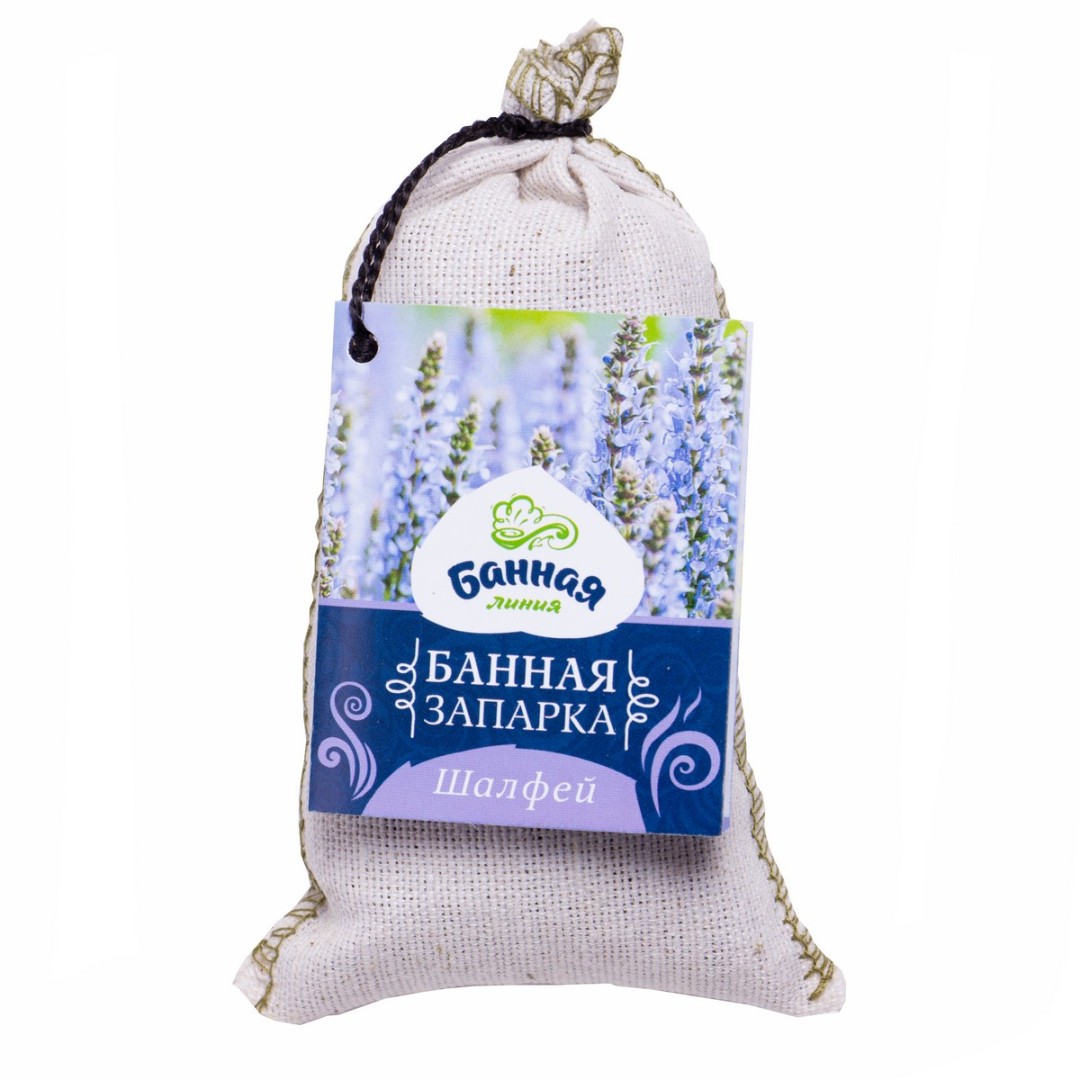 Запарка для бани Шалфей, 30 г, БАННАЯ ЛИНИЯ™