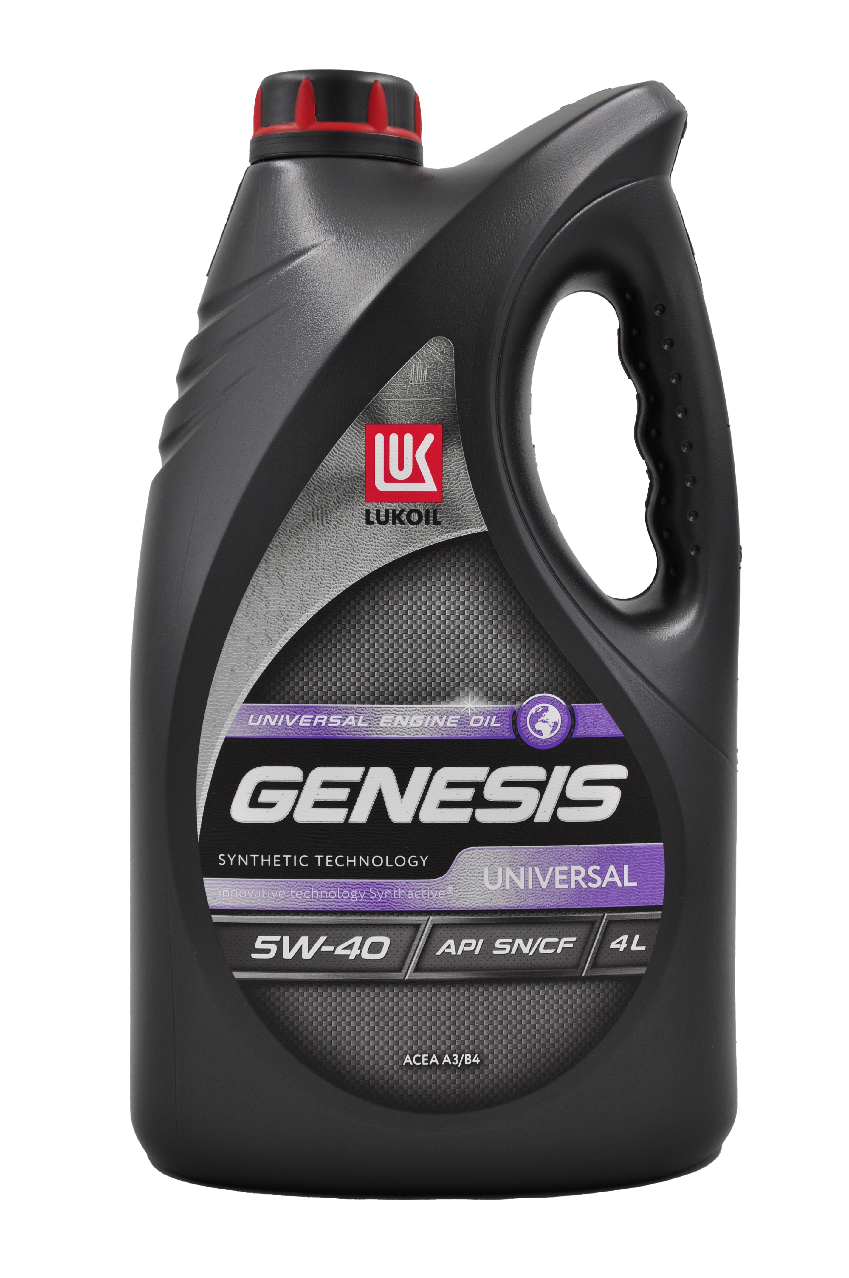 Моторное масло Лукойл GENESIS UNIVERSAL 5W‑40, API SN/CF, 4 л