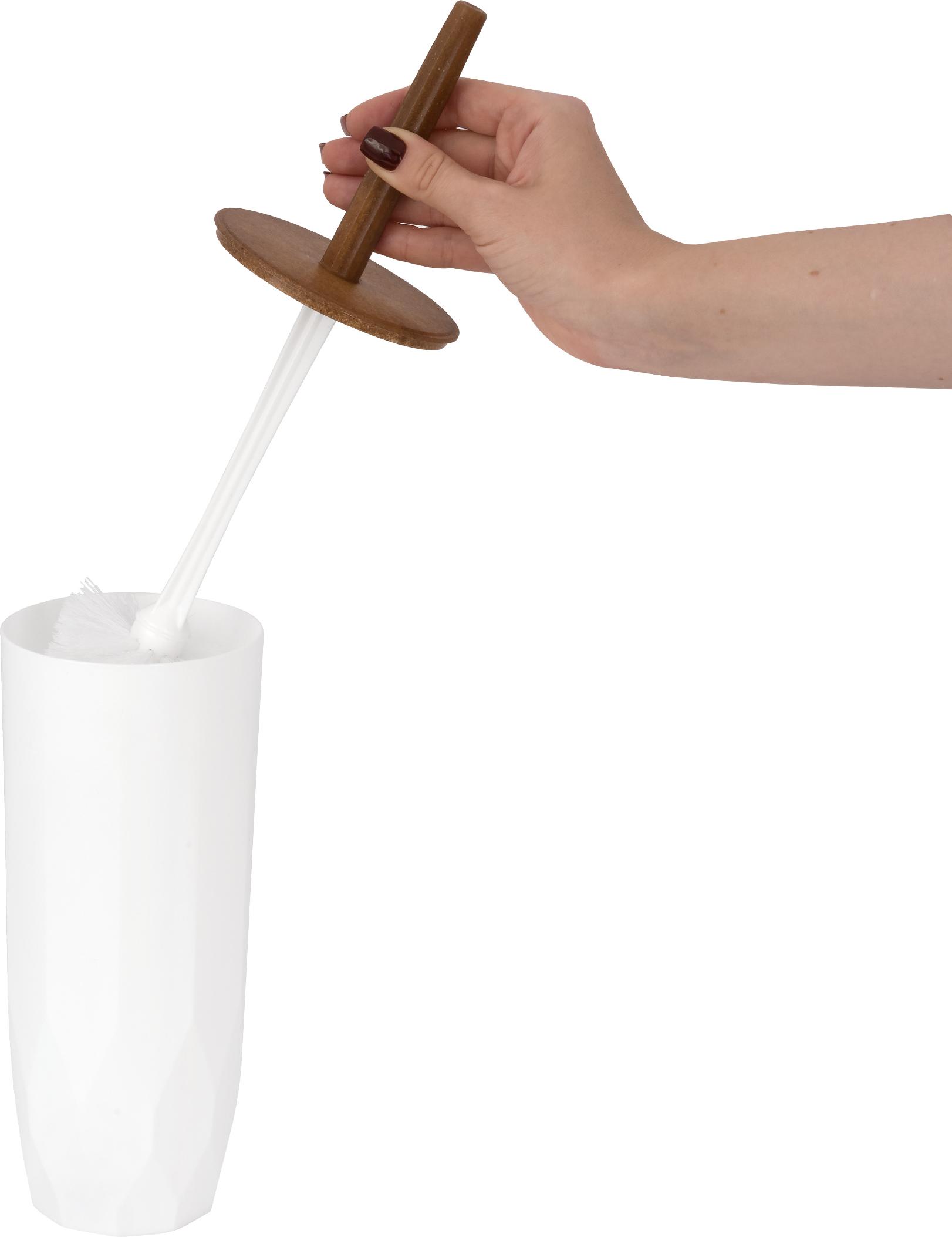 Комплект WC (ершик+подставка) Keeplex Wood