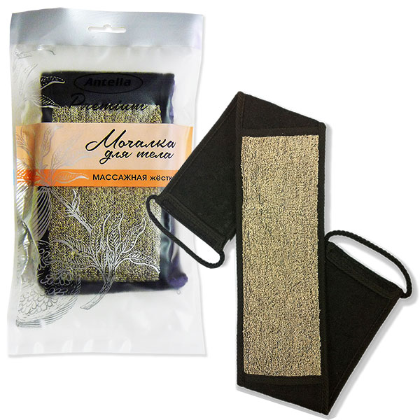 мочалка-рами 10*30*60см длинная Antella Premium