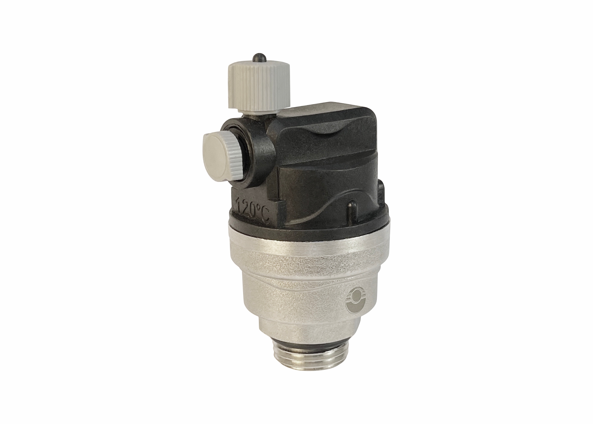 Воздухоотводчик ПЛАСТИКОВЫЙ автоматический вертикальный, 1/2", VALFEX 
