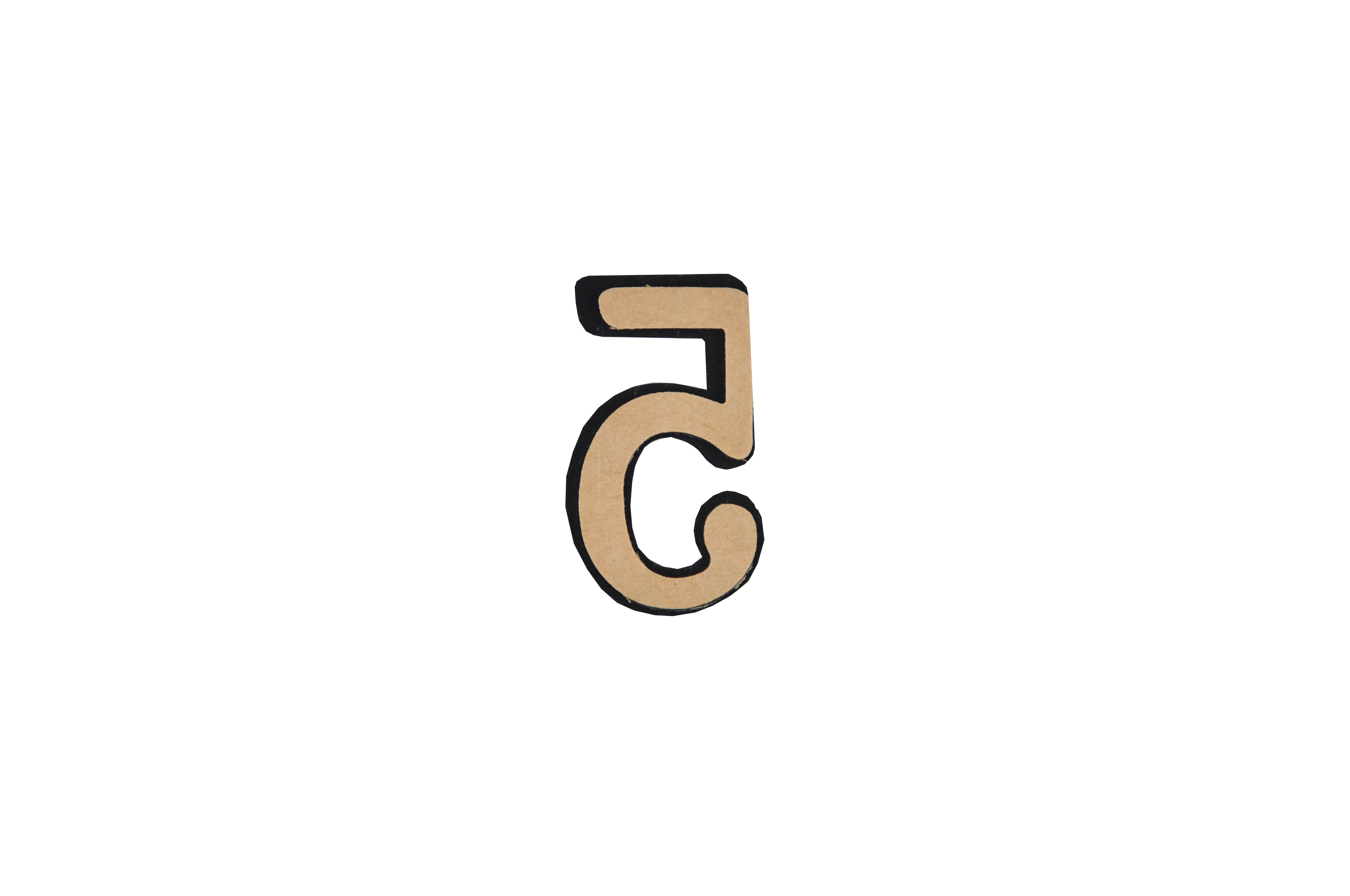 Цифра дверная АЛЛЮР пластик "5" золото 