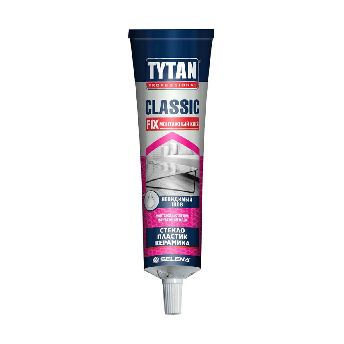 Клей монтажный Tytan Professional Classic Fix, 100 мл, прозрачный
