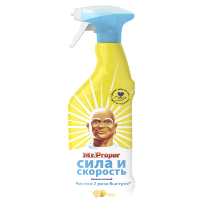 Средство универсальное P&G Лимон, Mr. Proper Универсальный чистящий Лимон 500 мл
