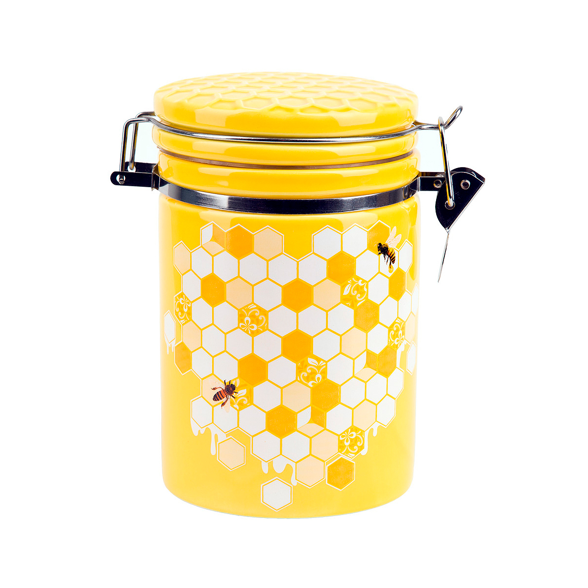 Банка для сыпучих продуктов с клипсой "Honey", 630 мл, Dolomite, L2520968