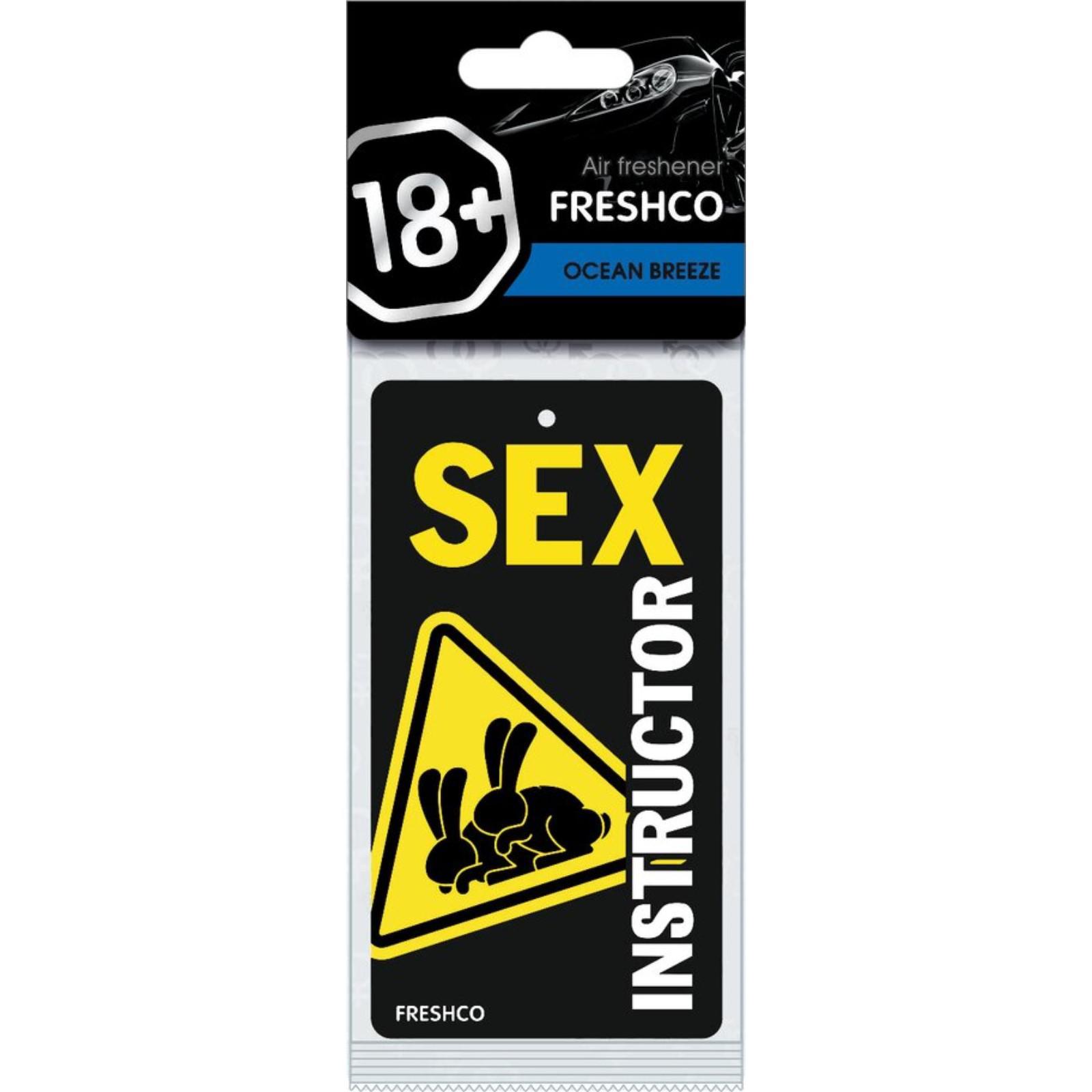 Ароматизатор подвес картон (FRESHCO) 18+ Океанский бриз
