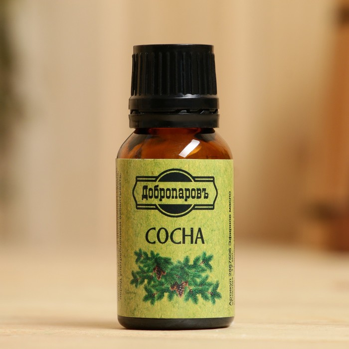 Эфирное масло "Сосна", флакон-капельница, "Добропаровъ"