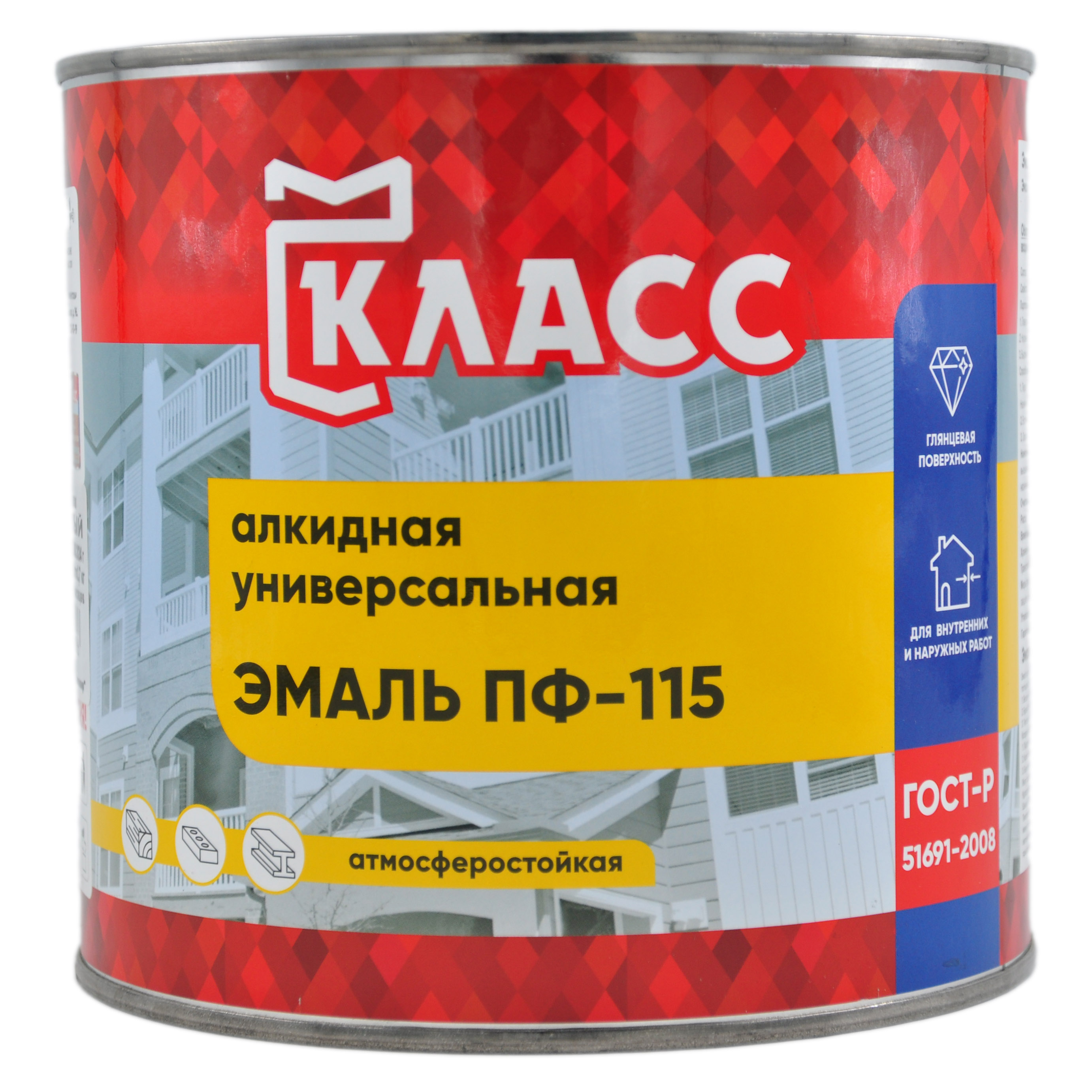 Эмаль ПФ-115 ярко-зеленая (2,7 кг) Класс 24