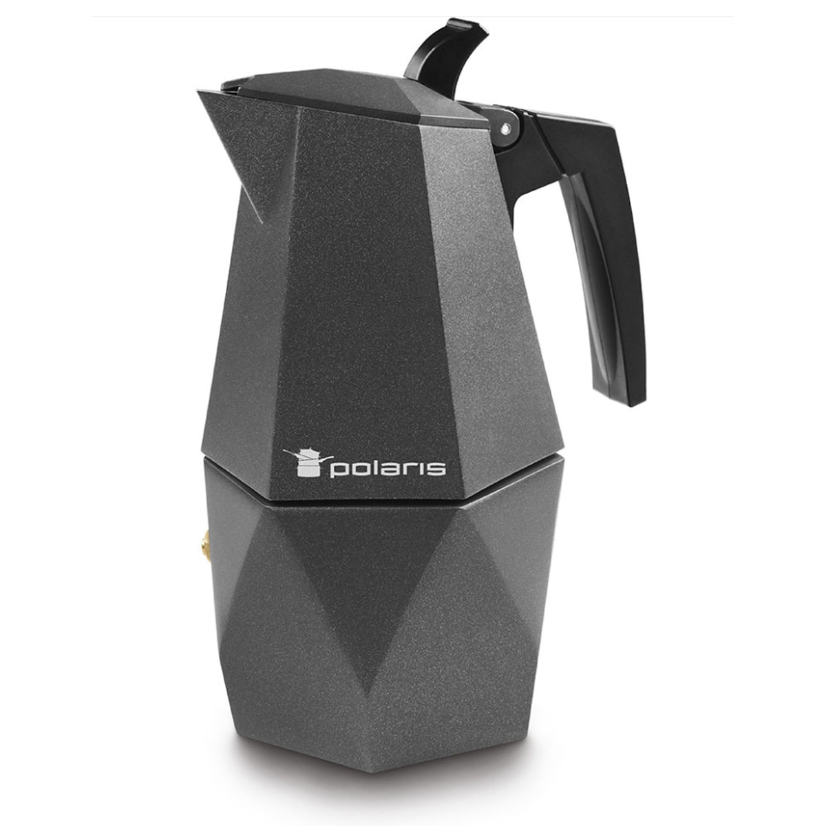 Кофеварка гейзерная алюминиевая POLARIS Kontur-4C