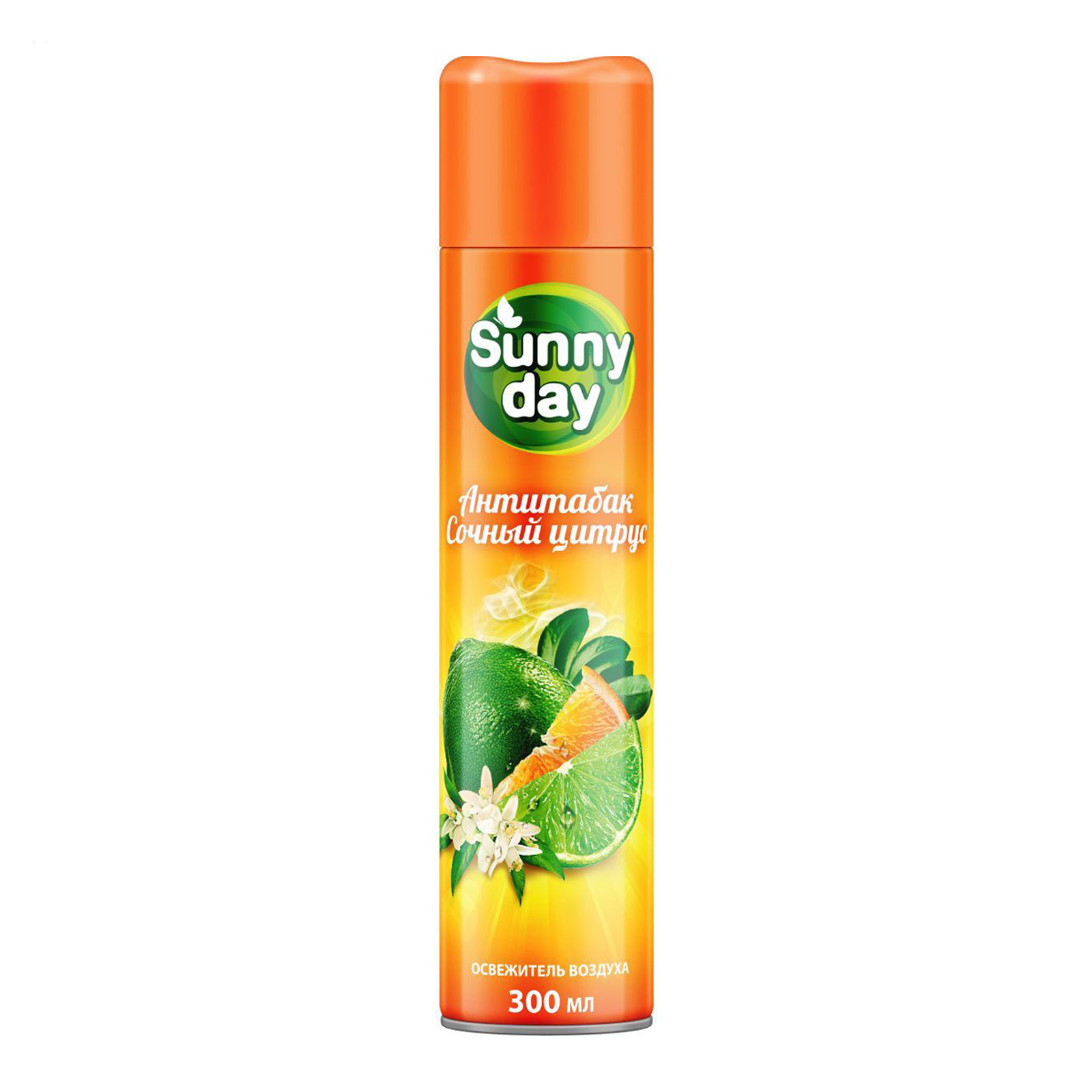 Освежитель воздуха Sunny Day Антитаб.Сочный цитрус, 300 мл