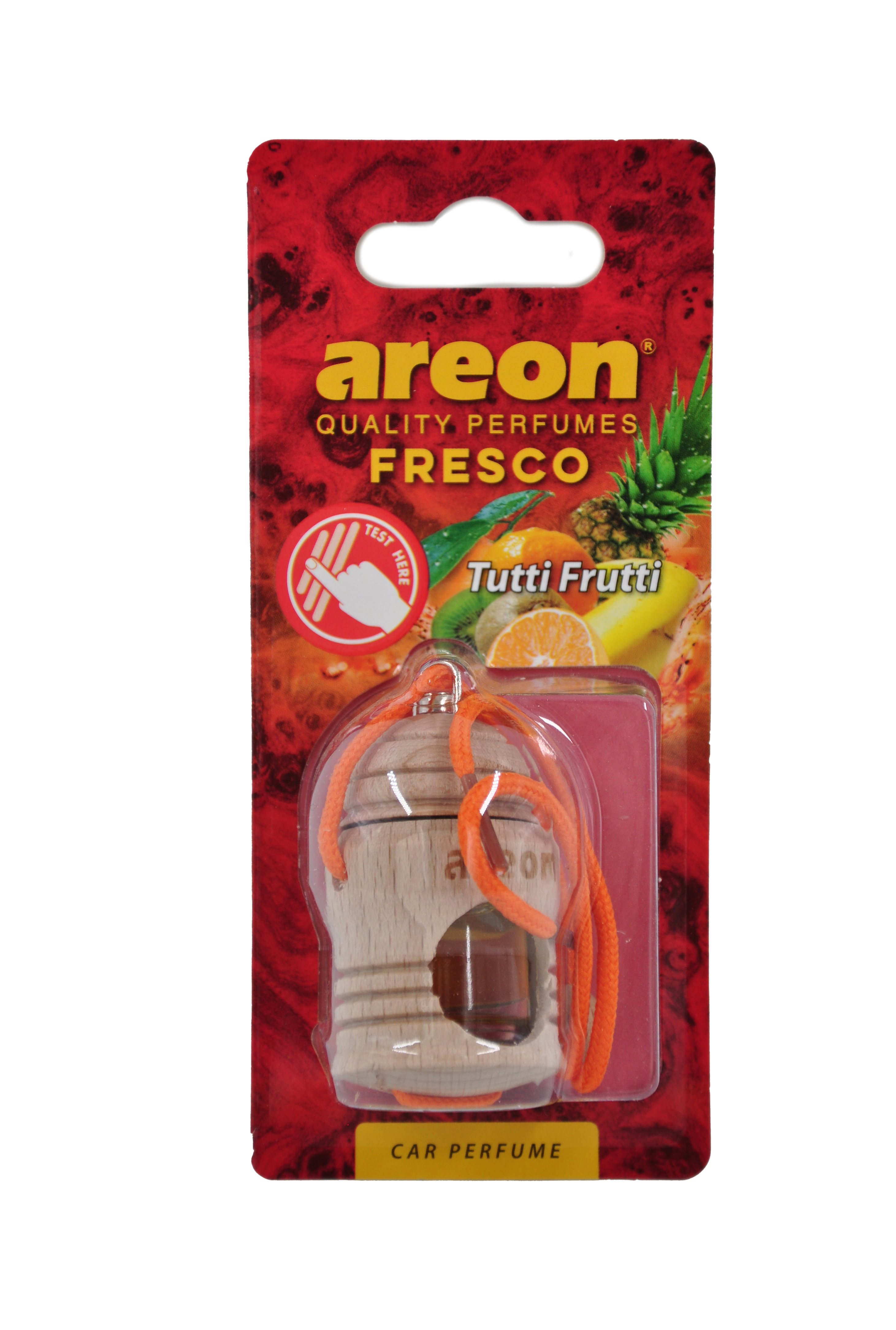 Ароматизатор подвесной жидкий (AREON) FRESCO Тутти Фрутти, бутылочка