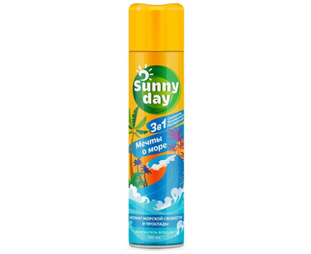 Освежитель воздуха Sunny Day Мечты о море 300мл.АРНЕСТ *2/12