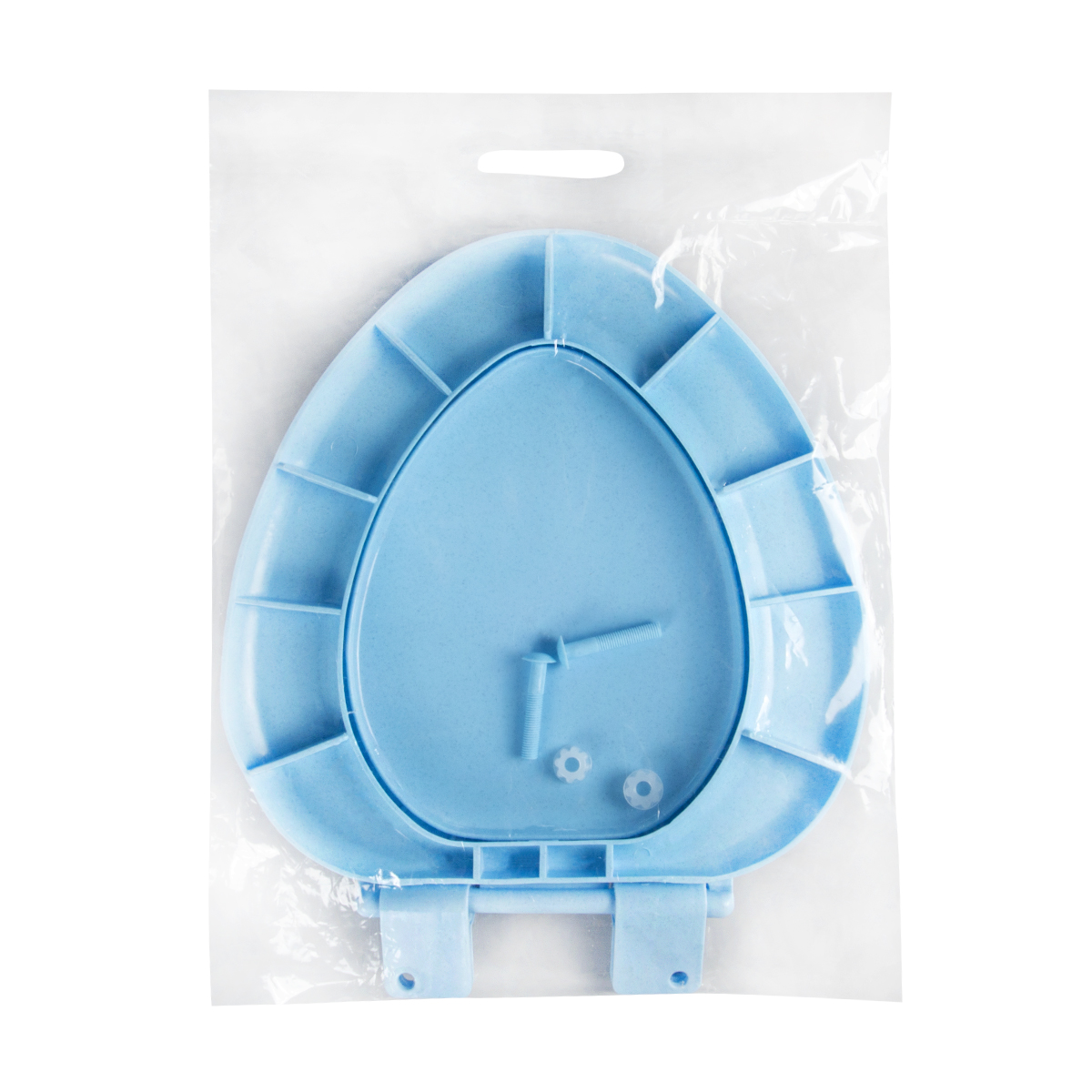 Сиденье для унитаза VIRPlast, голубой мрамор