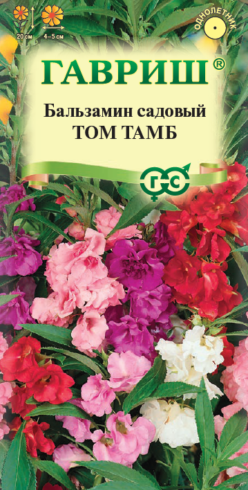 Семена Бальзамин Том Тамб (садовый) карлик.* 0,1г