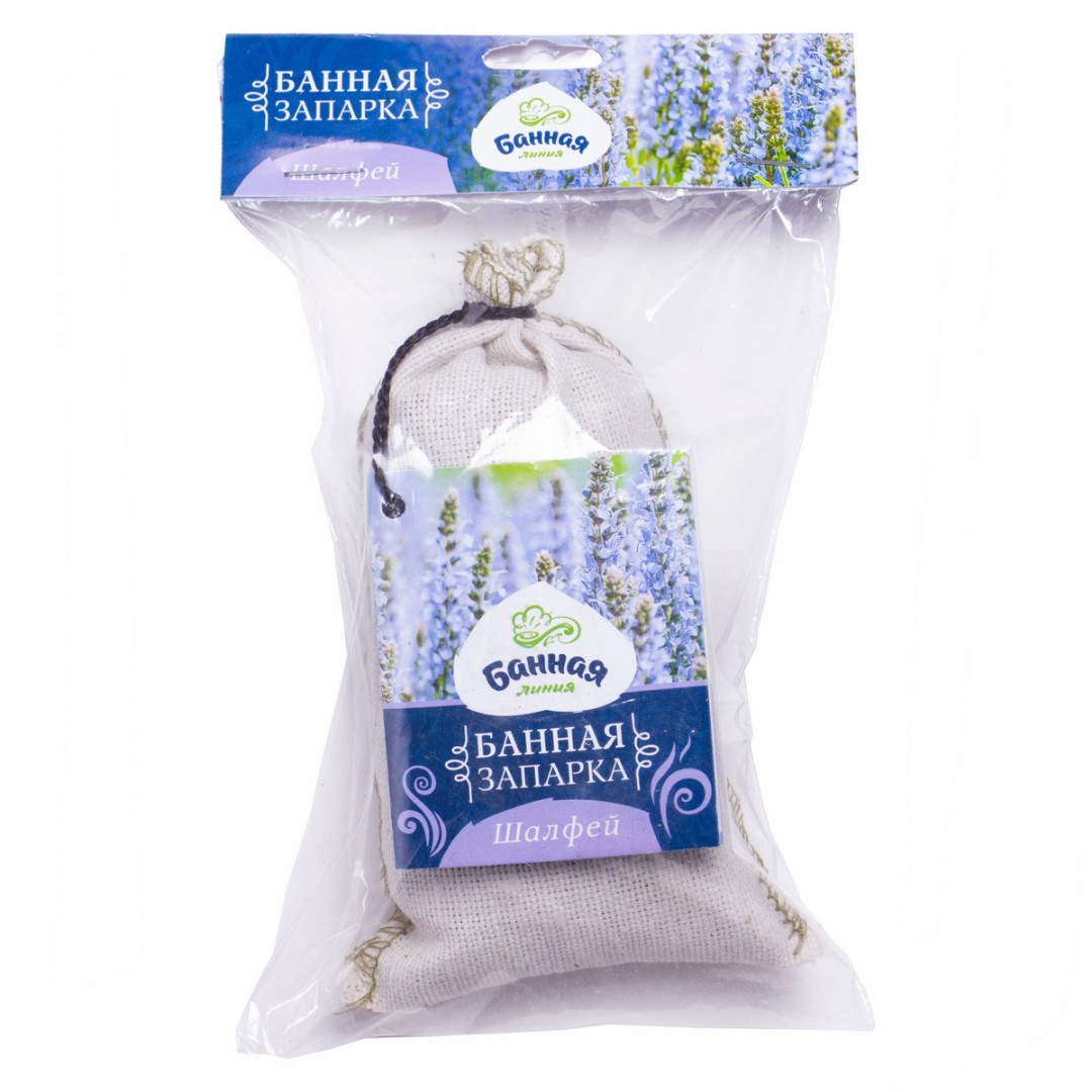 Запарка для бани Шалфей, 30 г, БАННАЯ ЛИНИЯ™