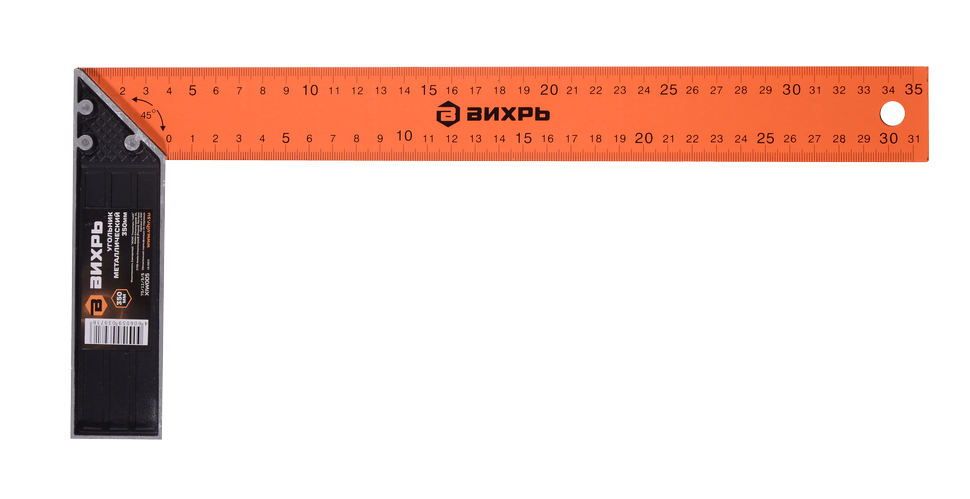 Угольник металлический 350мм Вихрь 73/11/3/5