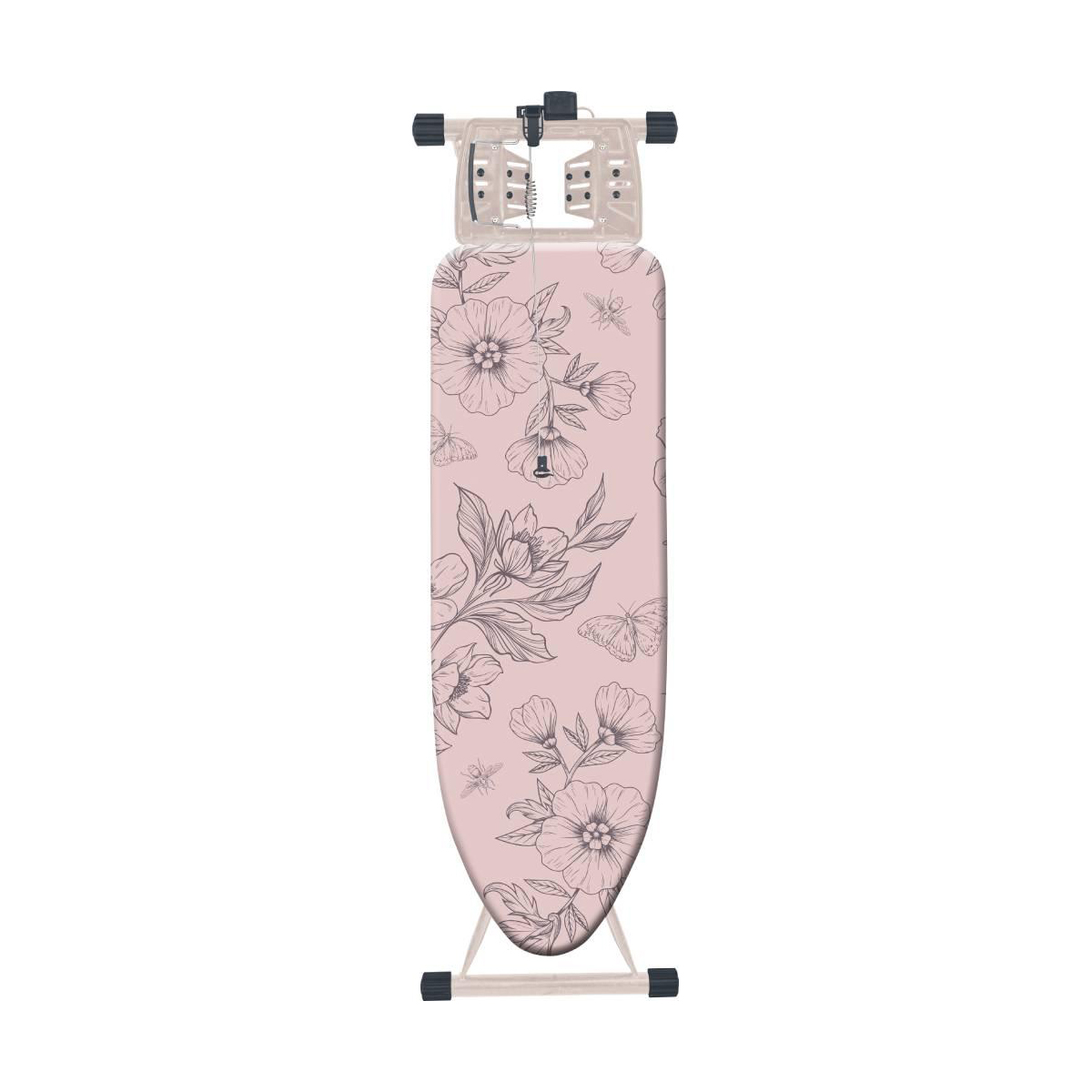 Гладильная доска Haushalt HP2T/F, тефлон, 120 x 40 см, flower