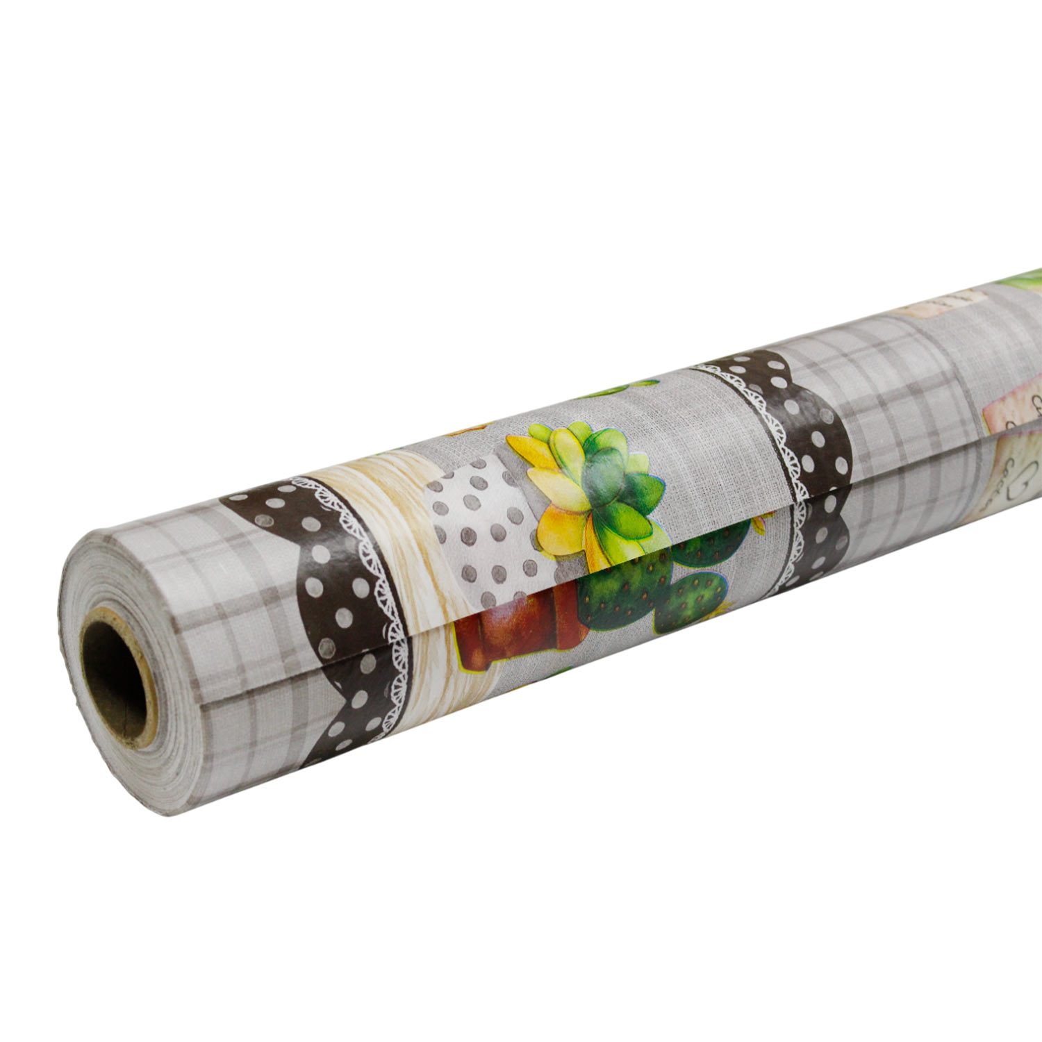 Клеёнка столовая ПВХ на нетканой основе, 1,37×20 м, арт. HTW23