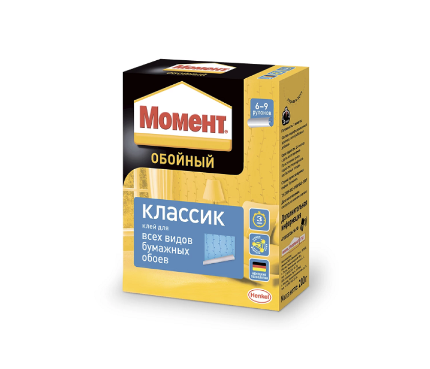 Обойный клей МОМЕНТ КЛАССИК, 200 г
