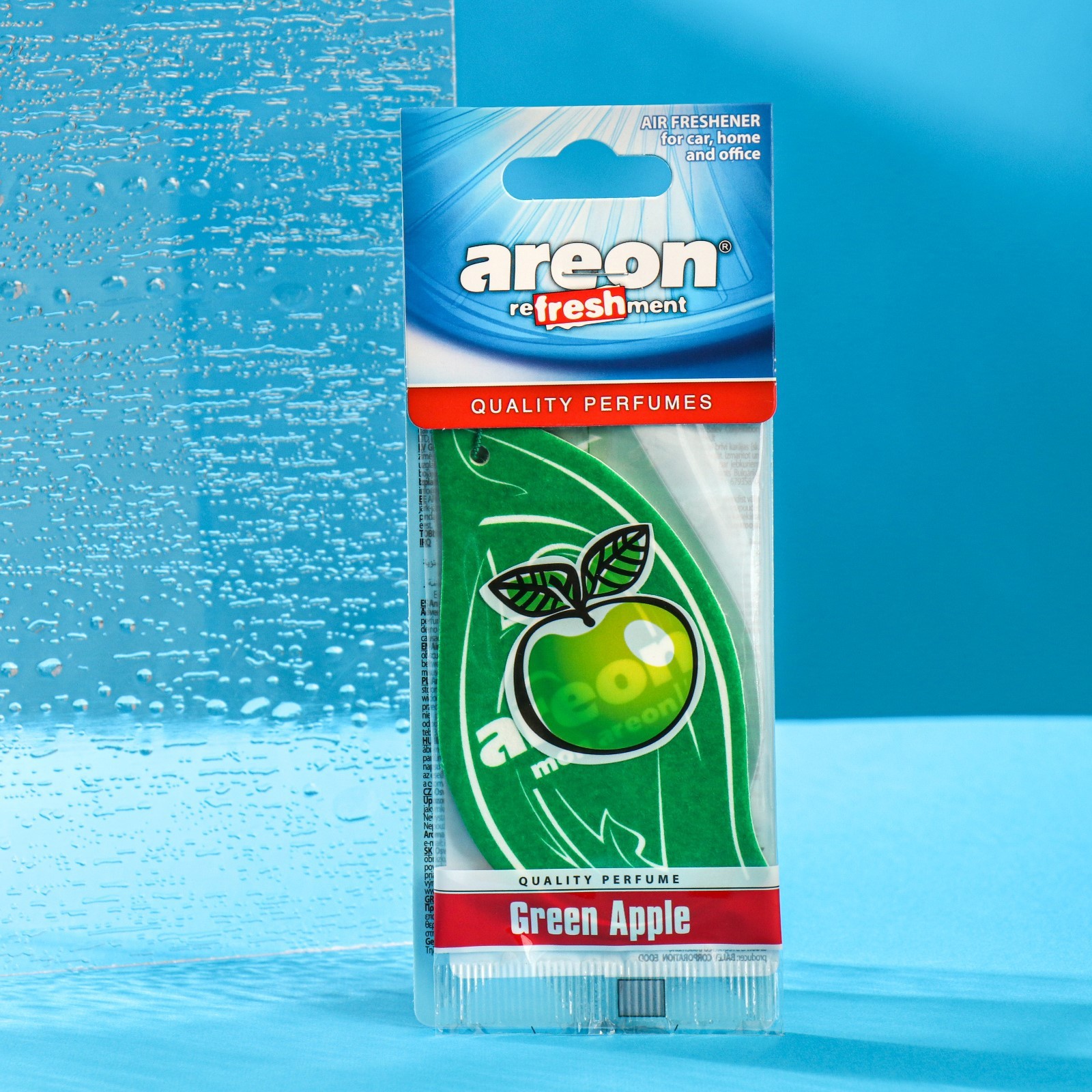 Ароматизатор подвес картон (AREON) REFRESHMENT Зеленое яблоко