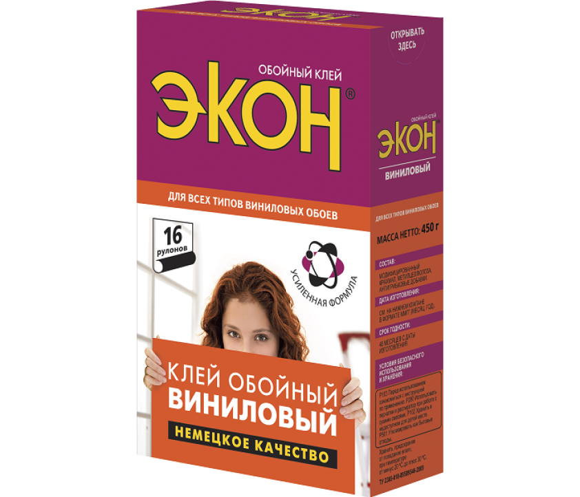 Обойный клей ЭКОН Виниловый 450г