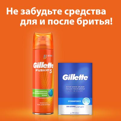 GILLETTE FUSION Сменные кассеты для бритья 12 шт