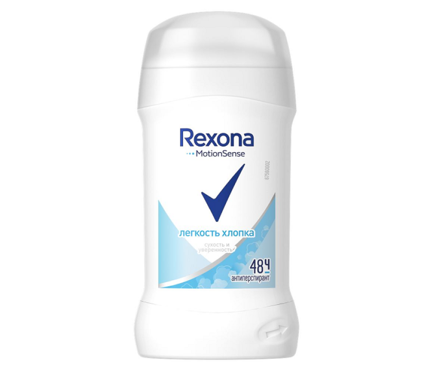 REXONA (РЕКСОНА) дез.стик жен.40мл  С экстрактом хлопка