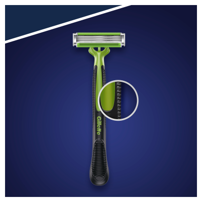 Бритвы безопасные одноразовые GILLETTE BLUE 3 Simple Sensitive 4 шт