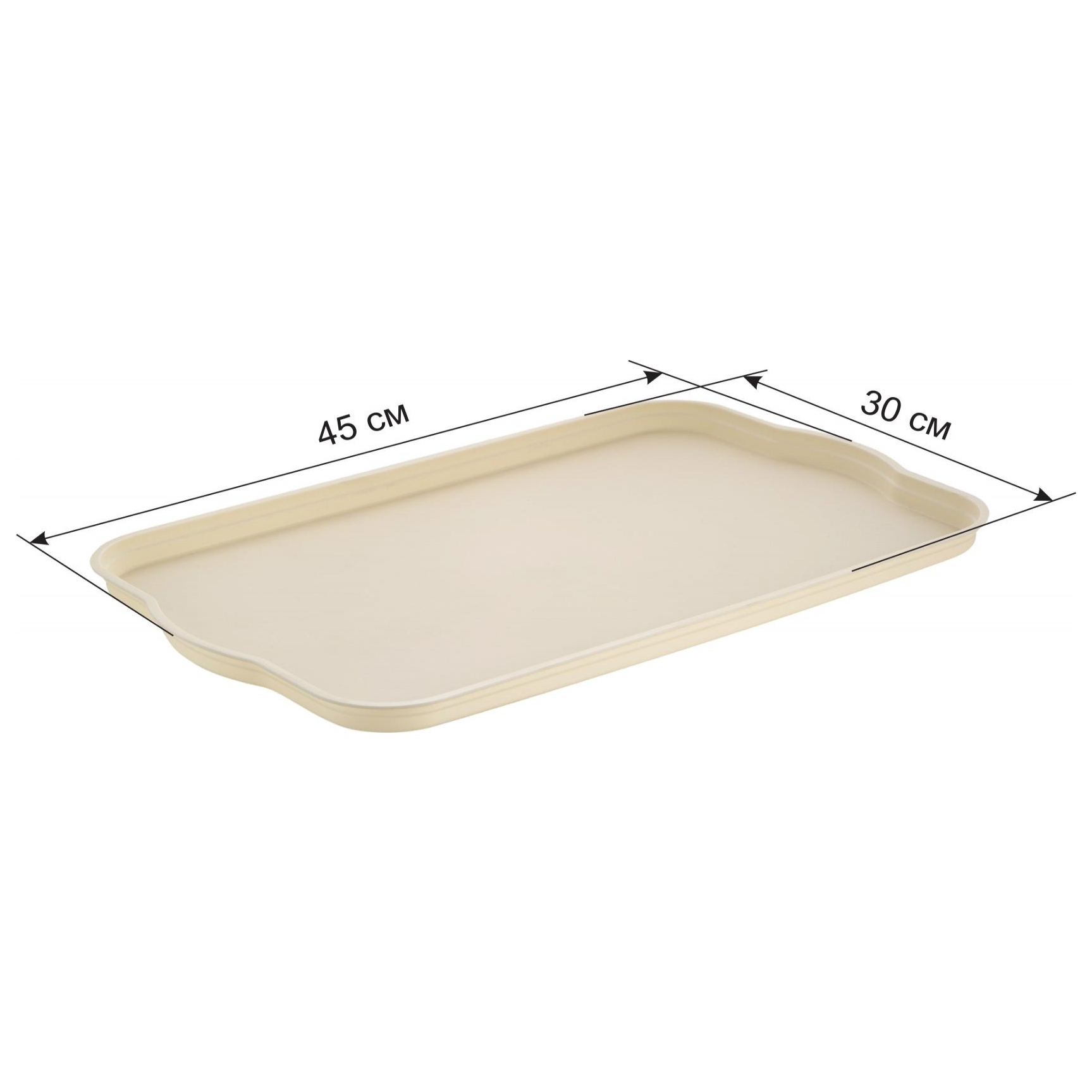 Поднос Sugar&Spice Honey 45x30x2 см, шампань