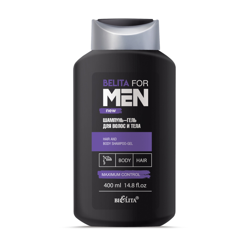 Bielita For Men Шампунь-Гель для волос и тела 400мл