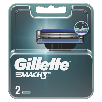 Cменные кассеты для бритья GILLETTE MACH3 2 шт