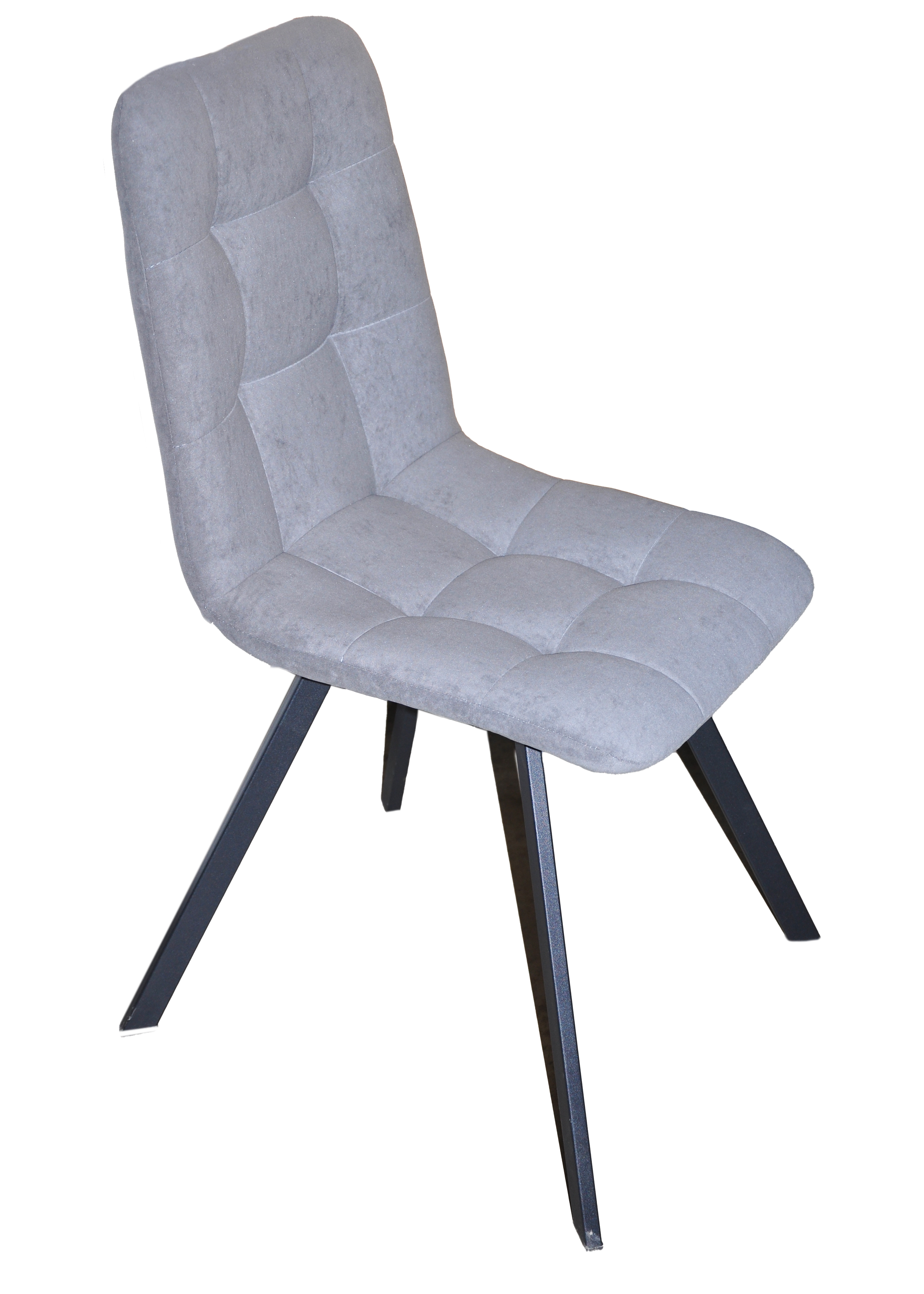 Стул "МАРТИН 2" черный каркас, ткань UITRA GREY, 460*900(450)*400