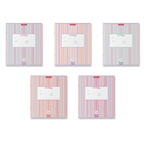 Тетрадь 24 листов, линия, ErichKrause Optima Stripes ассорти