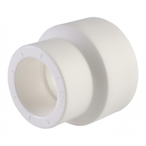 Муфта полипропиленовая переходная PP-R 32x25 мм белая VALFEX