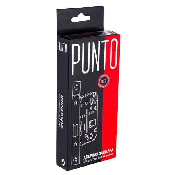 Защелка врезная METL72-50  GR графит (PUNTO)