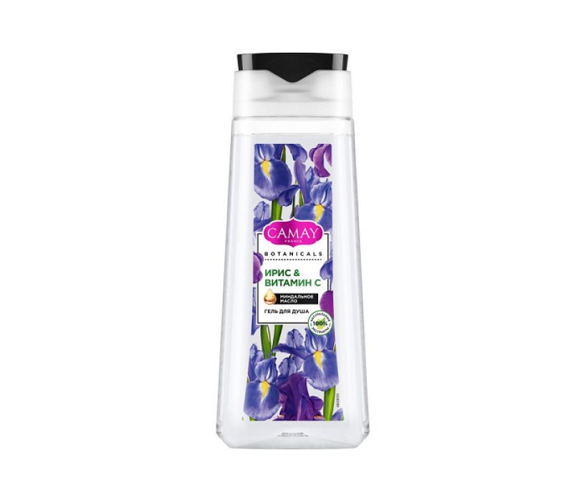 Гель для душа CAMAY Botanicals Благоухающий ирис, 250 мл 