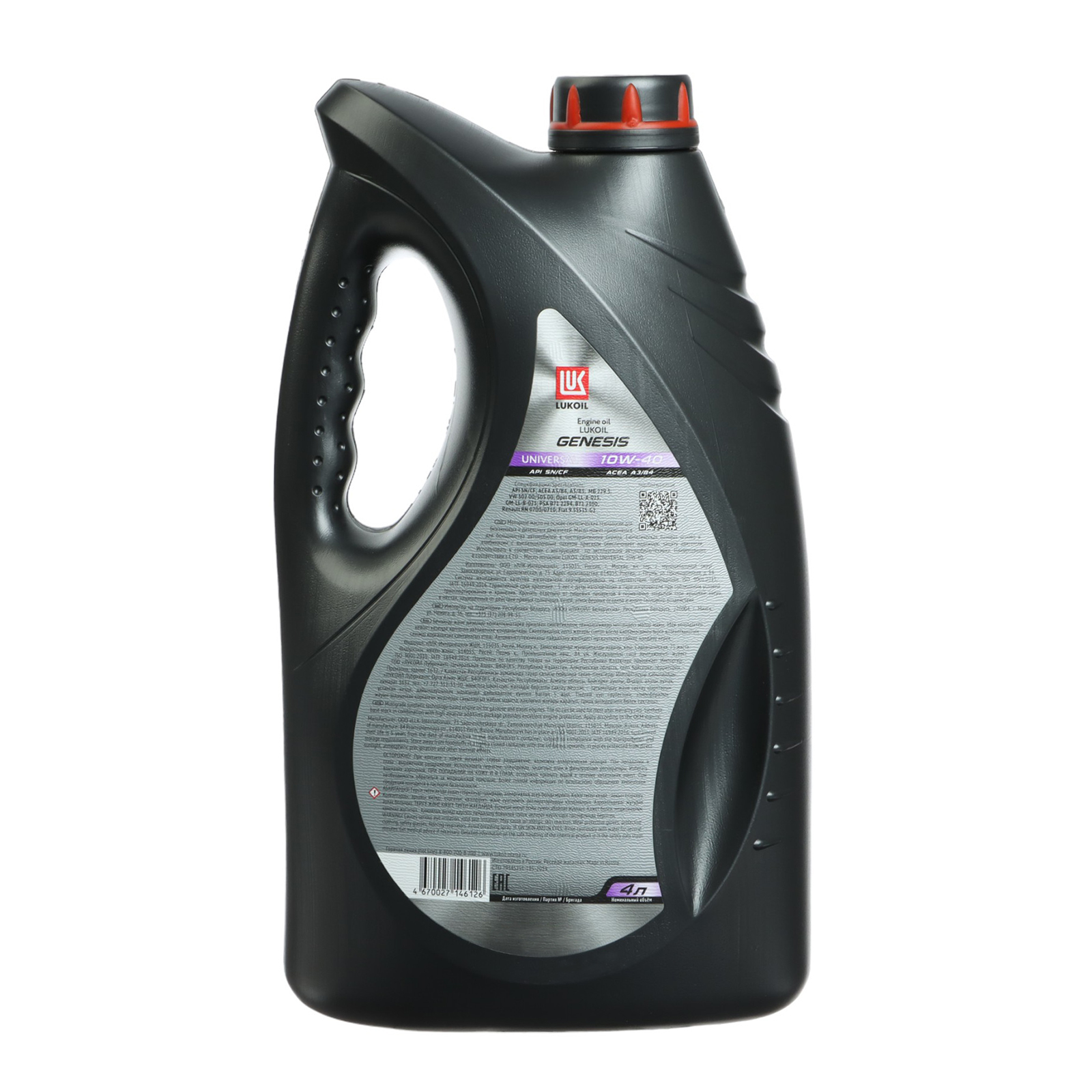 Авто масло Лукойл GENESIS UNIVERSAL 10W40 SN/CF 4л