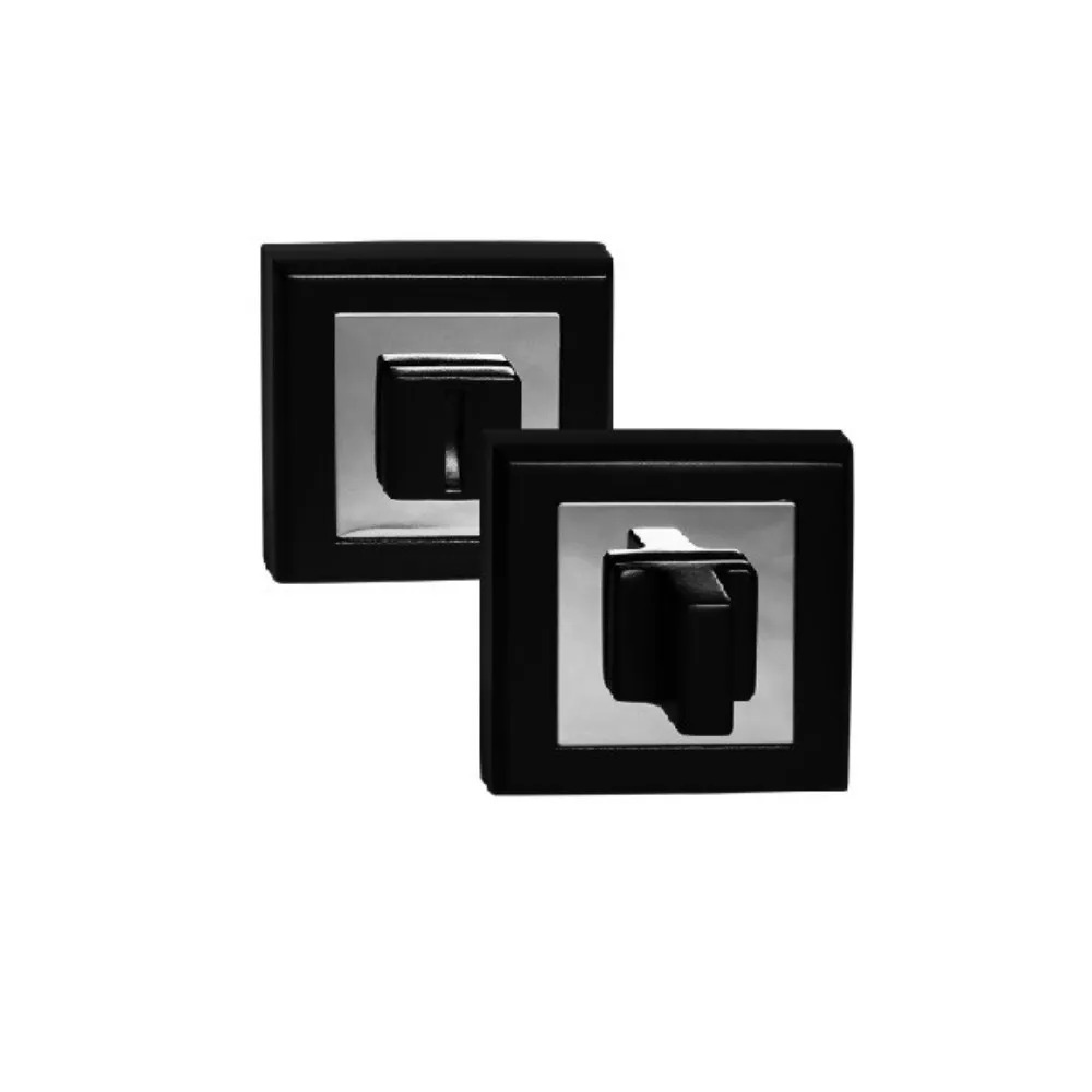 Завертка на квадр.планке OSL GR(BLACK)/PC черный / хром