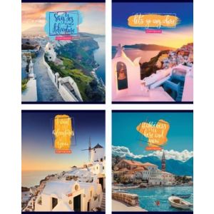 Тетрадь 96 листов, линия Т5ск96_лг 5197 "Santorini"