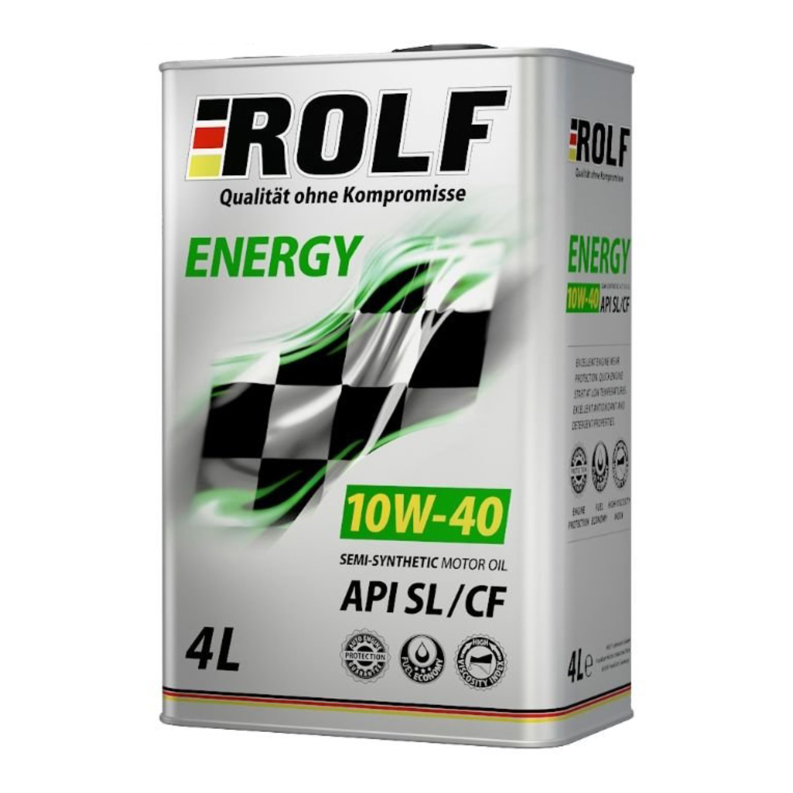 Авто масло Rolf Energy 10W40 п/с 4л МЕТАЛЛ