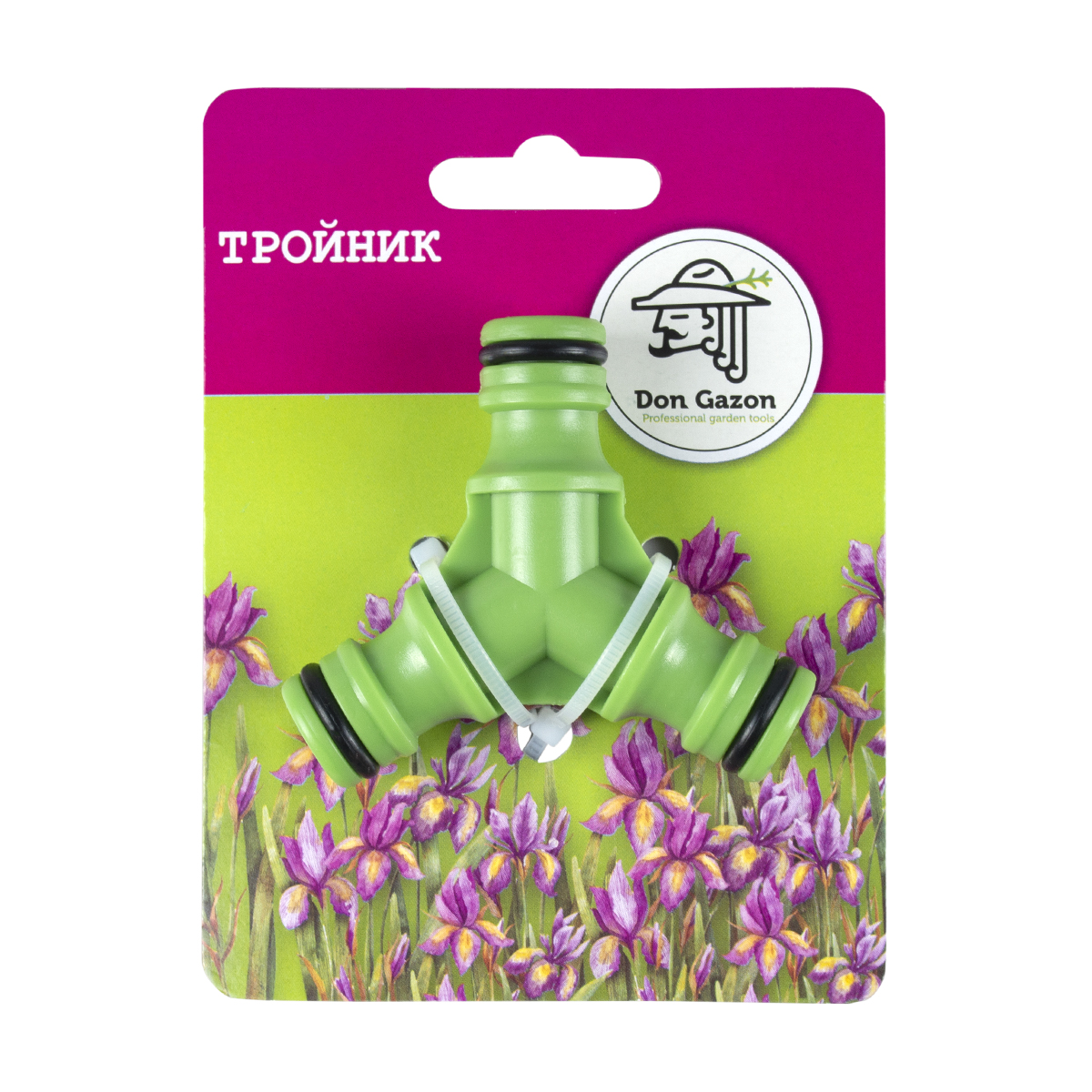 Тройник для соединения шлангов Don Gazon