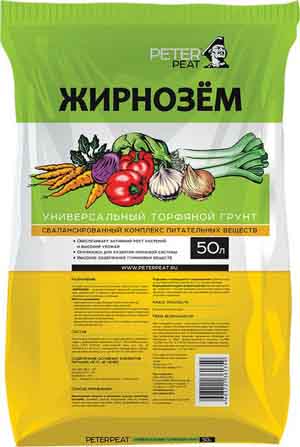 Грунт Универсальный Жирнозем 50 л  Ж-01-50